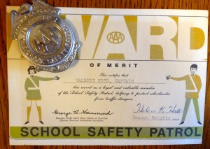 Safety Patrol Certificate & Badge