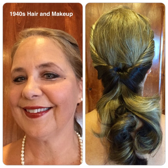 1940s hair and makeup