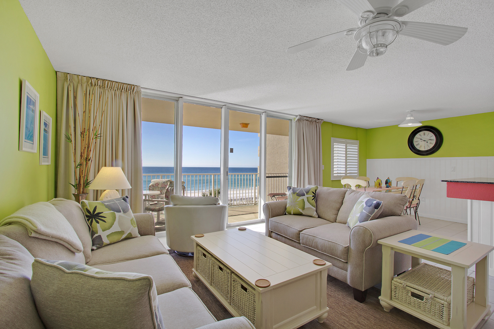 Living room view close up