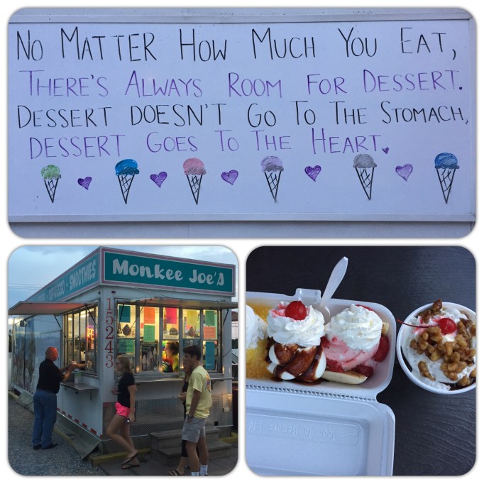 Aug 1 Celebrating at Monkee Joes